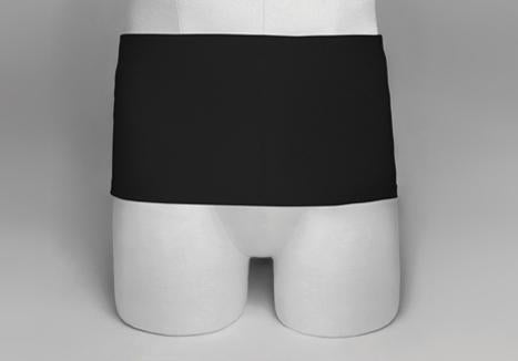 UNISEX - OSTOMY SWIM WRAP - BLACK