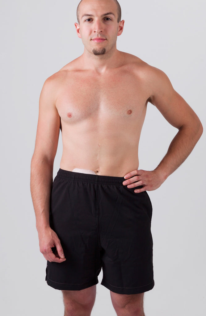 MEN'S SWIM TRUNK BLACK - Main Image