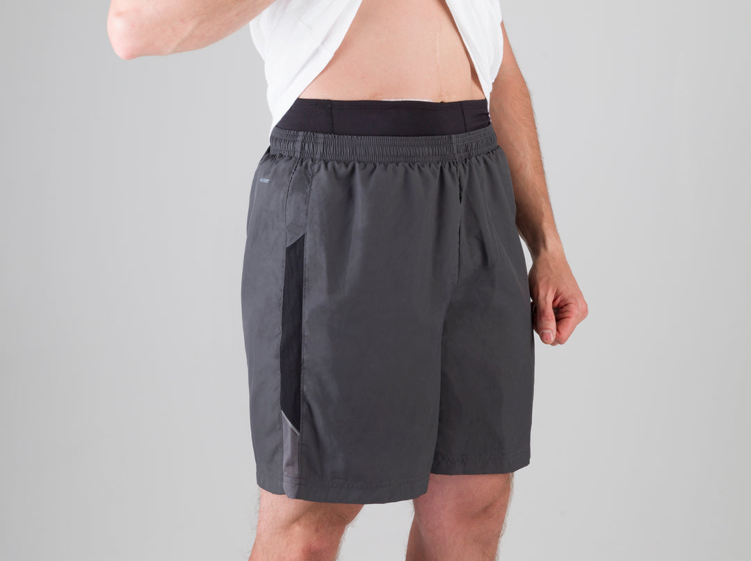 UNISEX - OSTOMY SWIM WRAP - BLACK